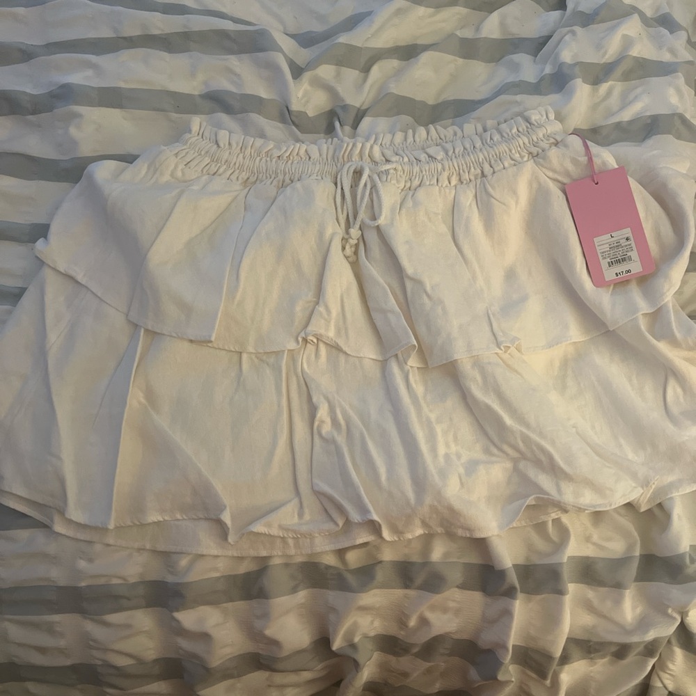 Stoney Clover Lane White Skirt